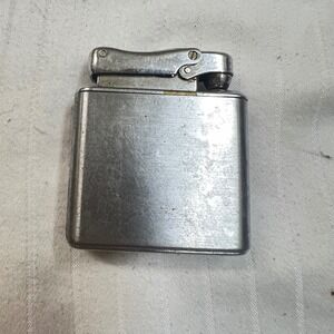 Vintage Kreisler Butane Lighter Silver Tone Made in USA Geometric Engraved MCM